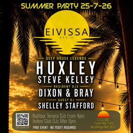 Eivissa Summer Party at Coast Cafe with Huxley and Steve Kelley