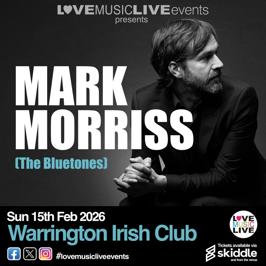 MARK MORRISS (Bluetones) - Warrington Irish Club - Sun 15th Feb