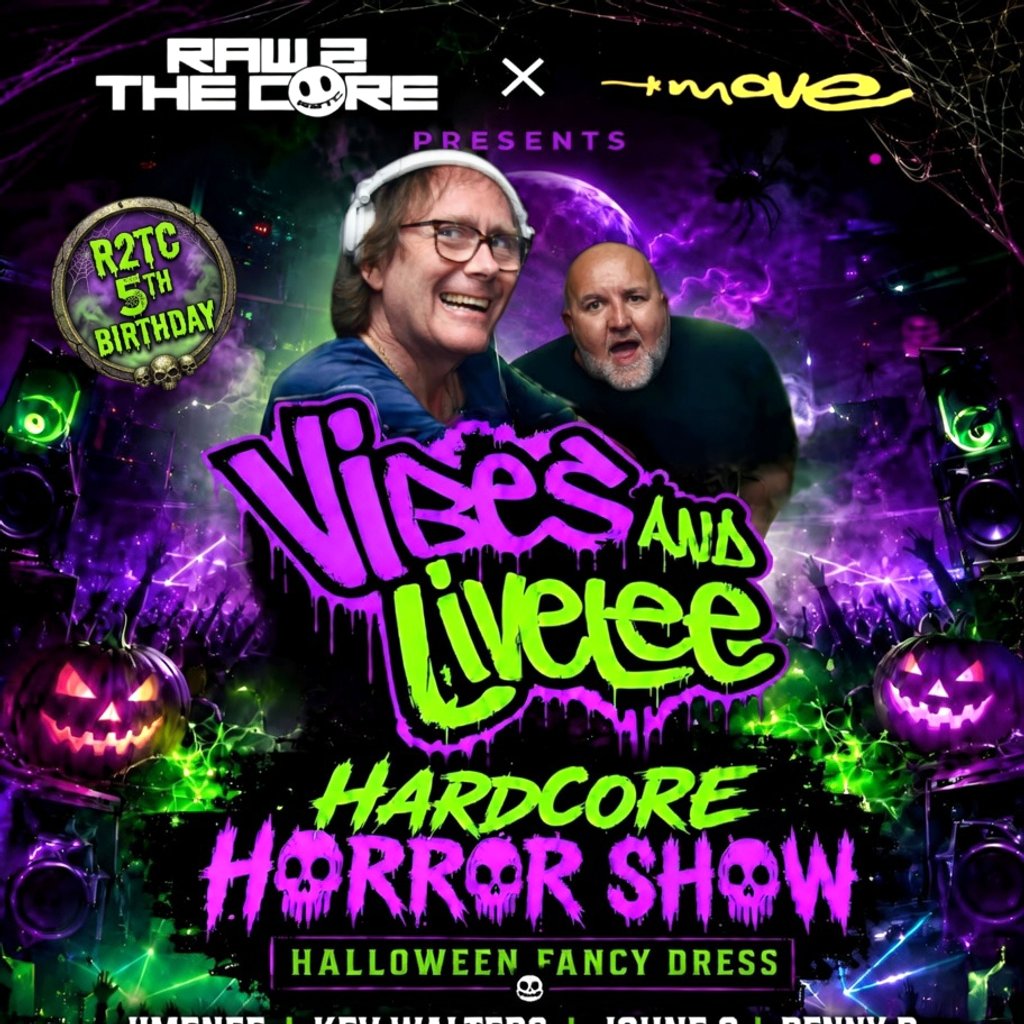 R2TC x MOVE - VIBES & LIVELEE - HALLOWEEN FANCY DRESS - 31/10/26 Image