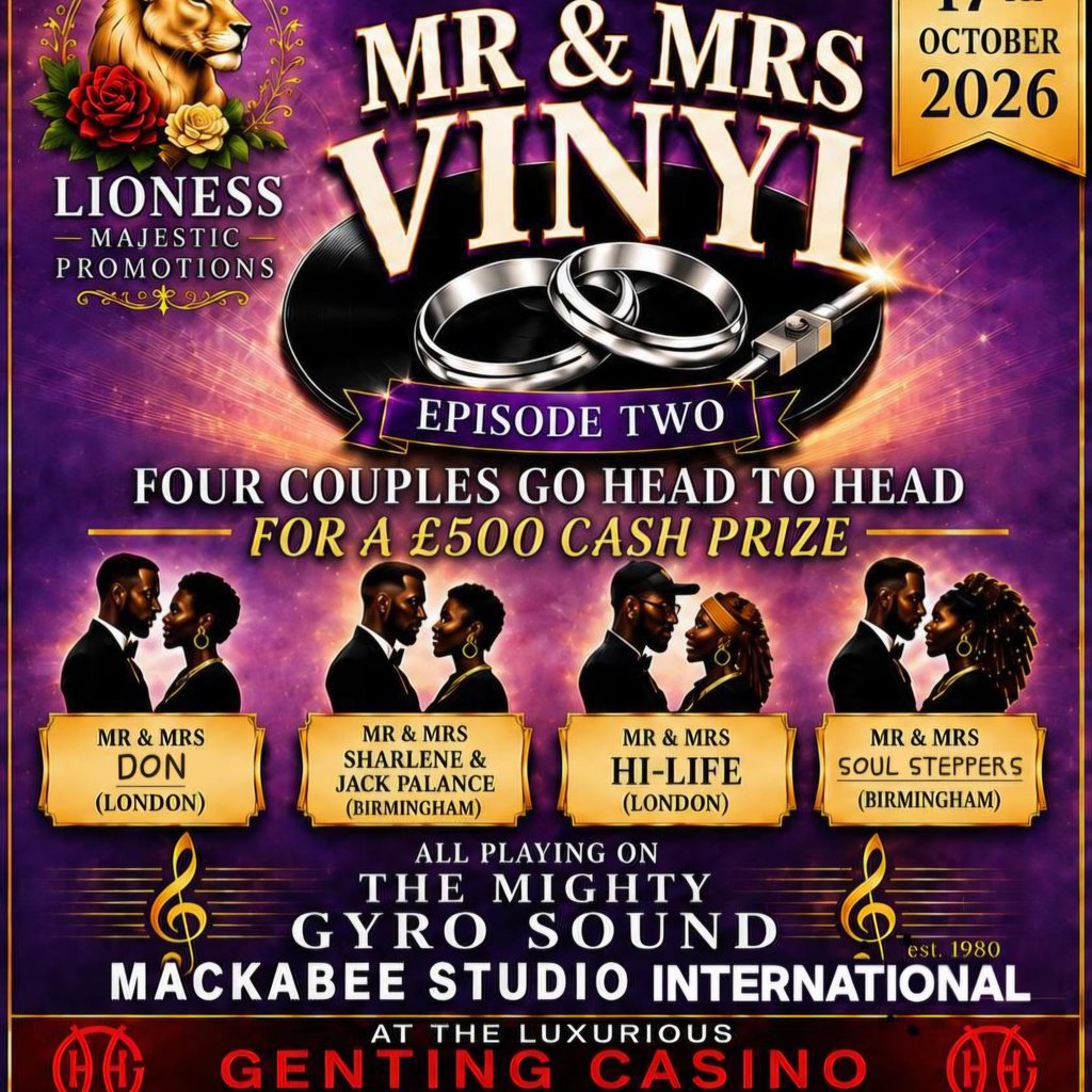Lioness Promotions : Mr & Mrs Vinyl Showdown - Episode Two at Genting Casino Wolverhampton, Wolverhampton