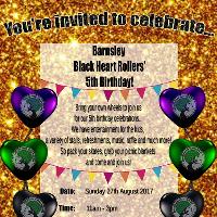 Barnsley Black Heart Rollers 5th Birthday Celebration
