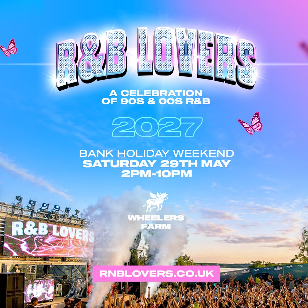 R&B Lovers - Saturday 29th May - Wheelers Farm Chelmsford