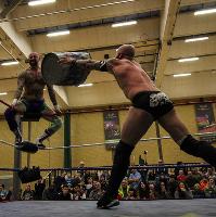 Live wrestling in Gillingham, Kent