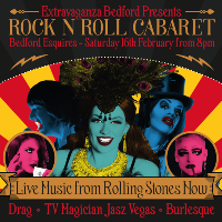 The Rolling Sones now. Rock n'roll cabaret at Bedford Esquires
