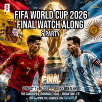 FIFA World Cup 2026 Final: Spain vs Argentina Watch Along Party at The Camden