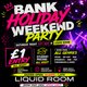 Bank Holiday Weekend Party Event Title Pic