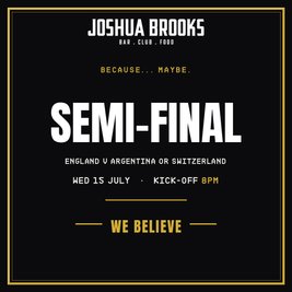 England Semi-Final Screening - World Cup 2026 | Joshua Brooks