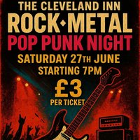 Rock-Metal-Pop Punk Night at The Cobblers And Cleveland Inn