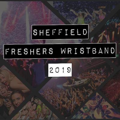 Sheffield official freshers week wristband 2019