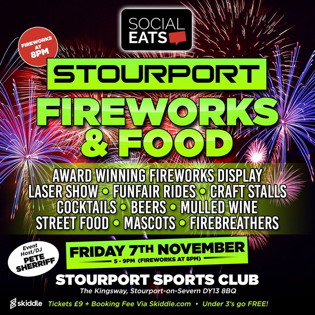 Fireworks & Food Stourport 2025