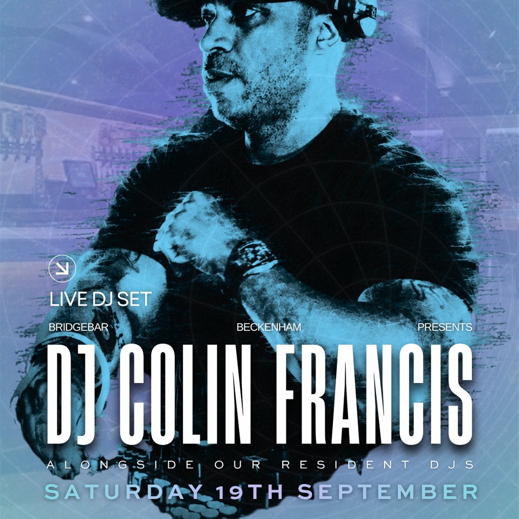 DJ Colin Francis at Bridgebar