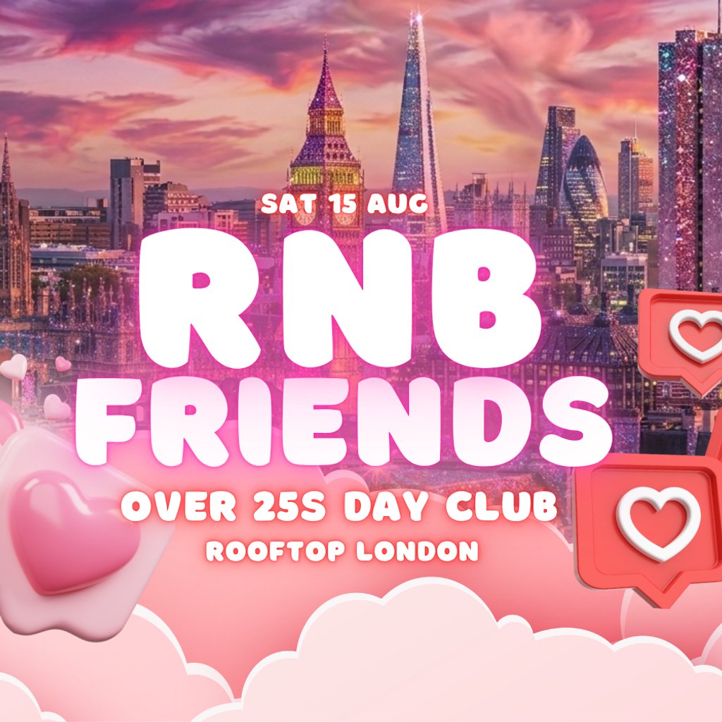 RNB Friends London 2026: Rooftop (August 15)
