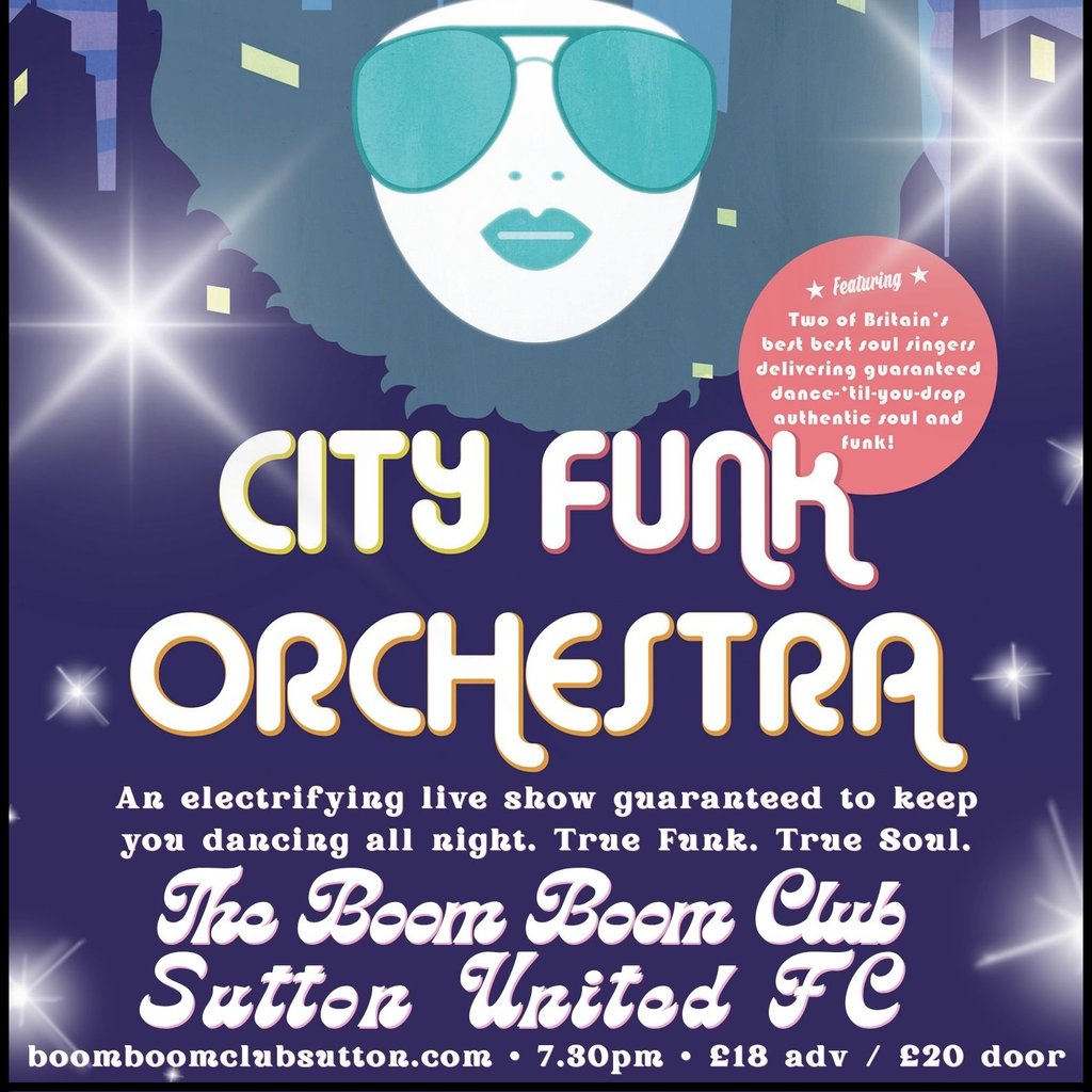 City Funk Orchestra at The Boom Boom Club, Sutton