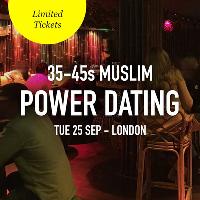 FREE Muslim Meet and Mingle Dating, London - 35-45s at Kanaloa