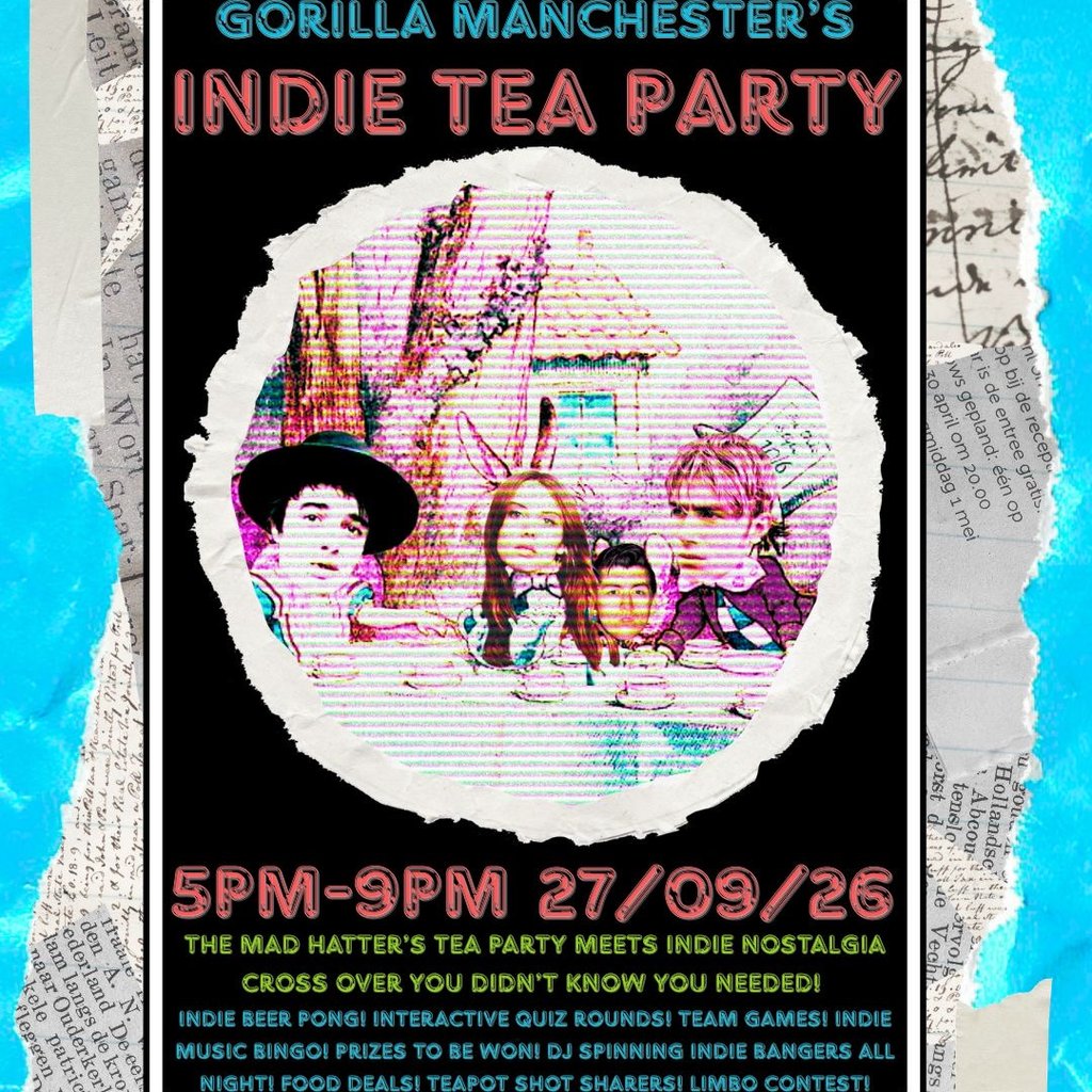 Indie Tea Party — gig artwork