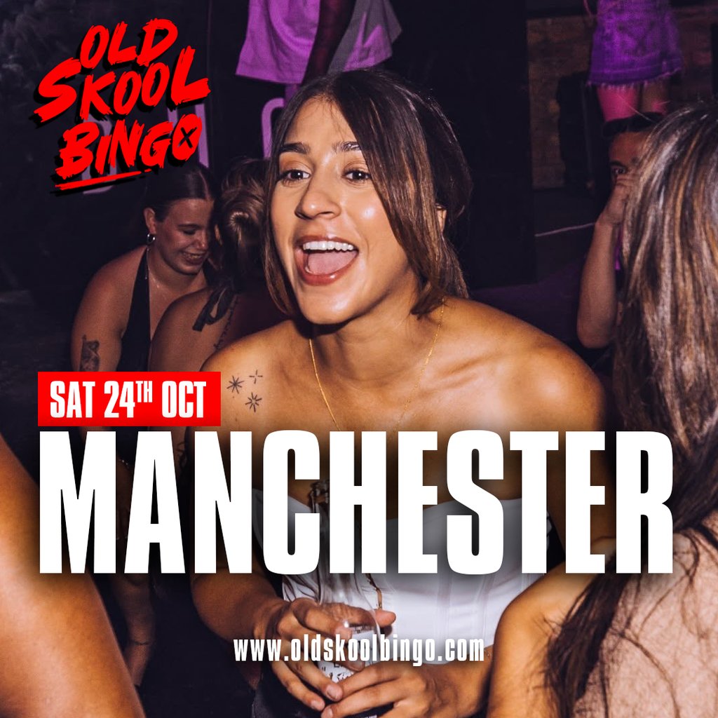 Old Skool Bingo Sat 24th Oct Manchester