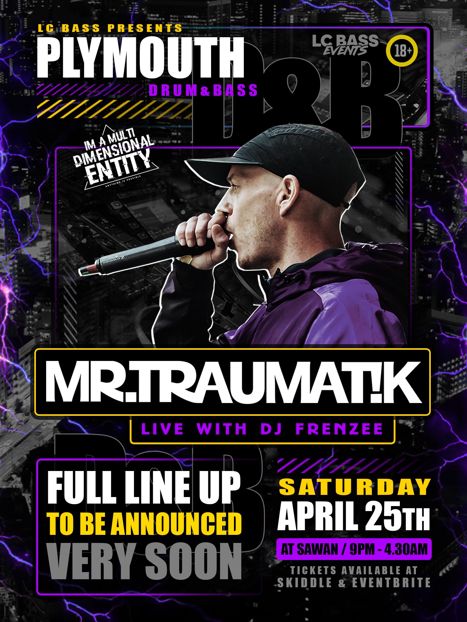 Tickets: Mr Traumatik tour 2026 | Sawan Plymouth Sat 25 April 2026