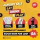Eat, Drink & Play - Buzz Bingo Glasgow Possil Park (29/01/26) Event Title Pic