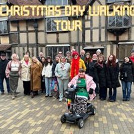 Christmas Day festive guided walking tour in Stratford upon Avon