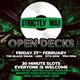 Strictly Wax presents open deck night @ The Black Swan, Leek Event Title Pic