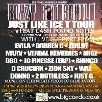 Royzy Rothschild Just Like Ice T Tour Widnes