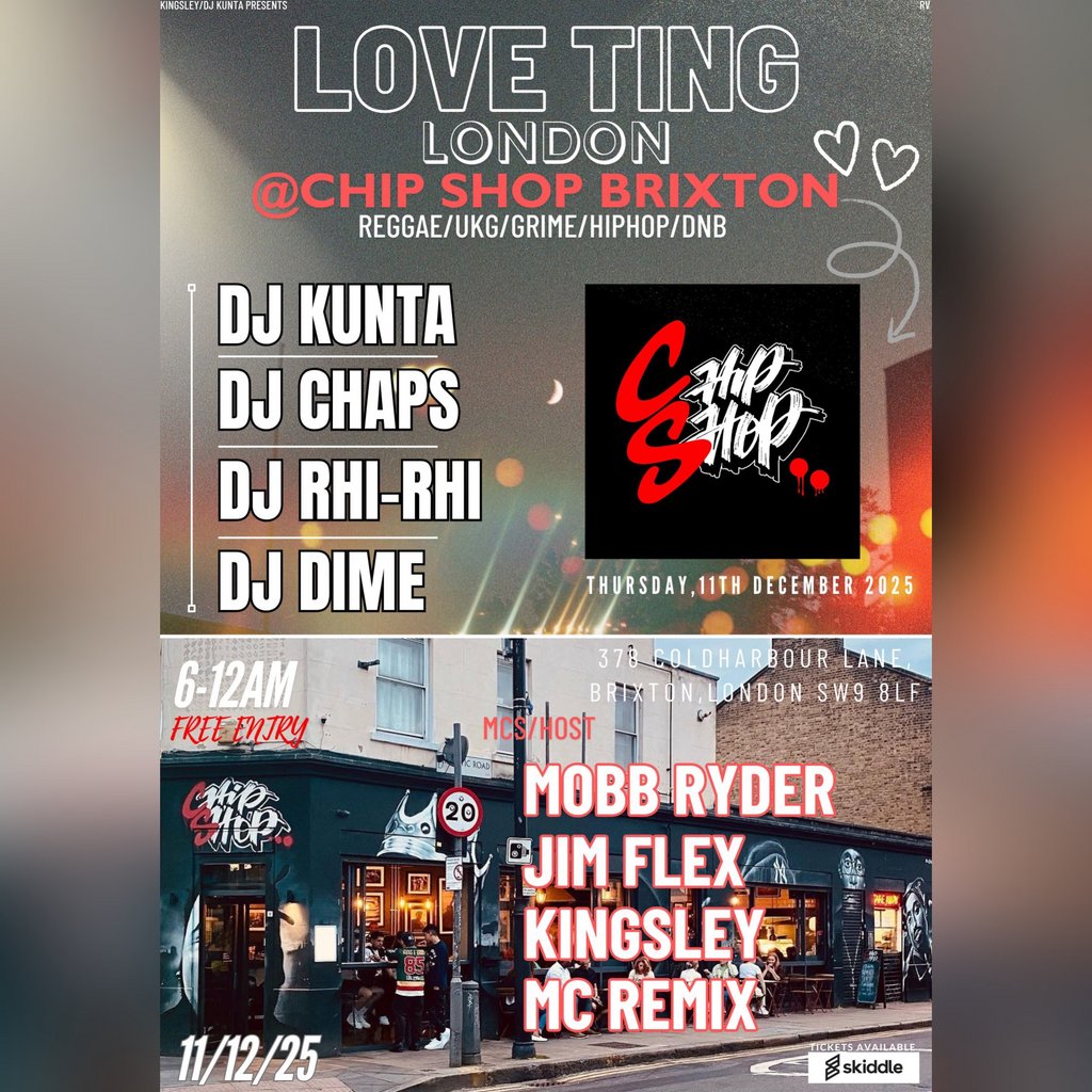 Love Ting @ Chip Shop ,Brixton ,London,11/12/25