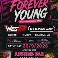 Forever Young Over 30's oldschool rave at Austins Bar