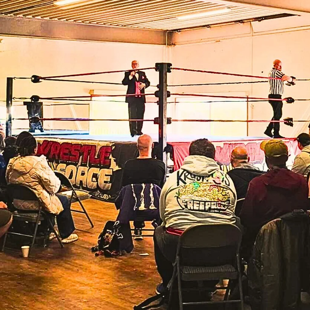 Wrestling in Ilford!