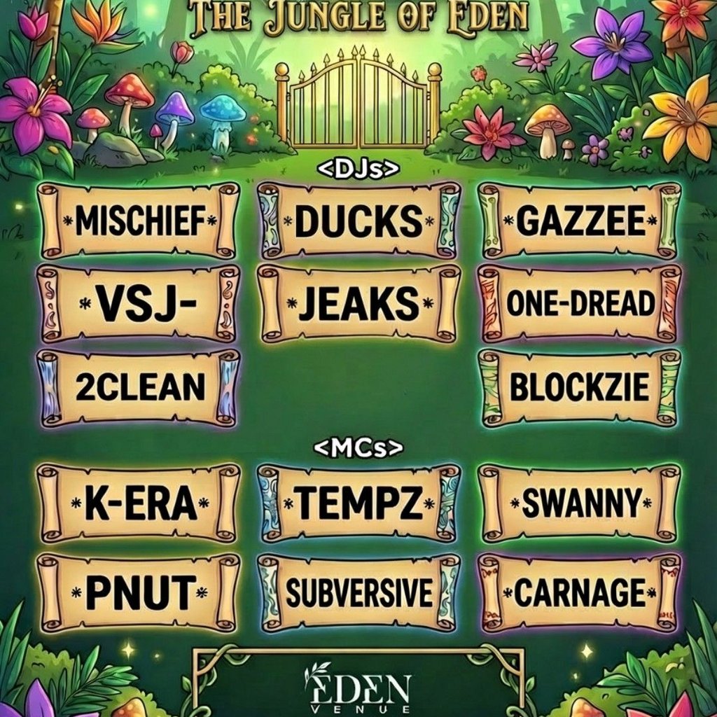 All About The Rave:  THE JUNGLE OF EDEN