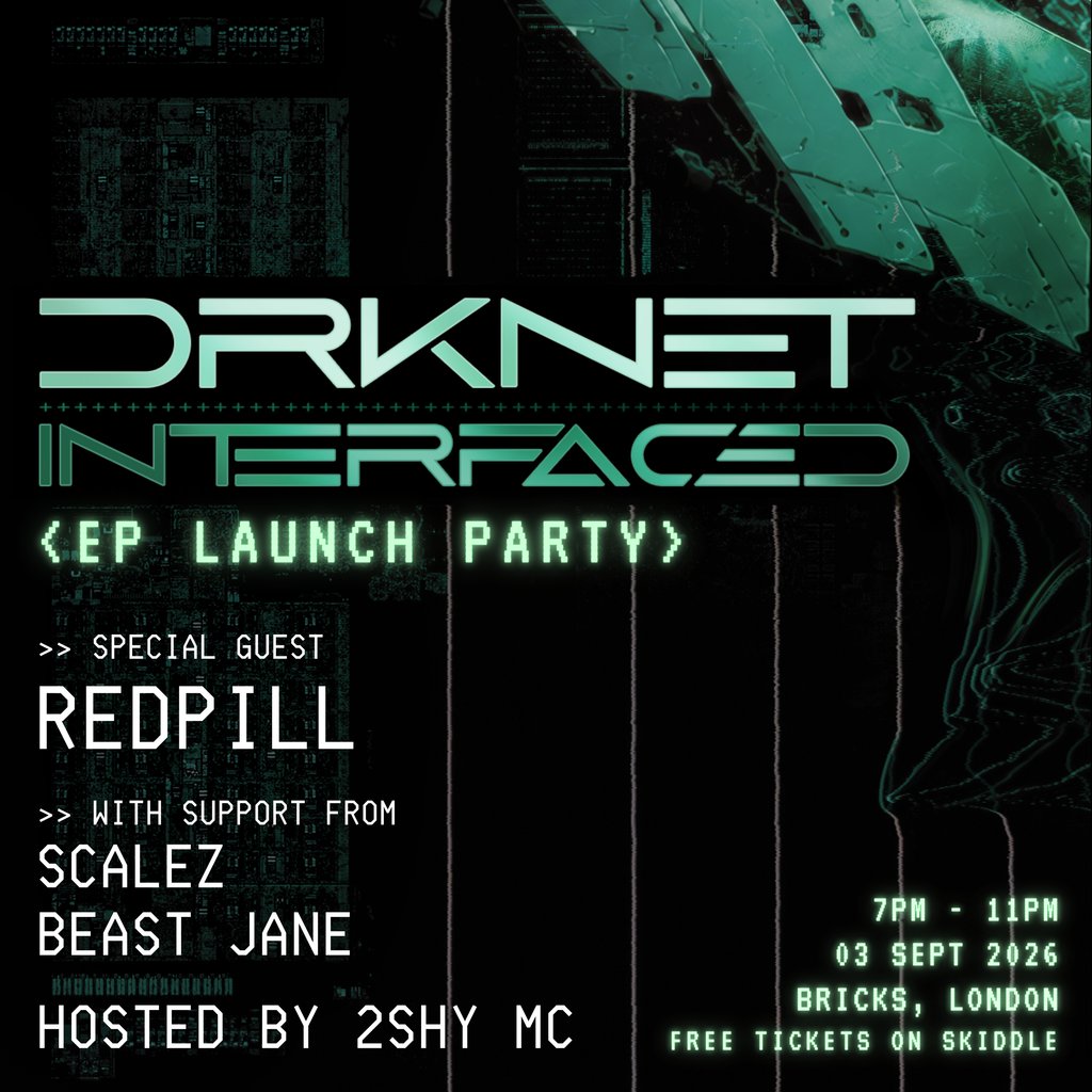 DRKNET 'INTERFACED' EP - FREE Launch Party