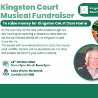 Musical Fundraiser for Kingston Court Care Home at The Source Collective