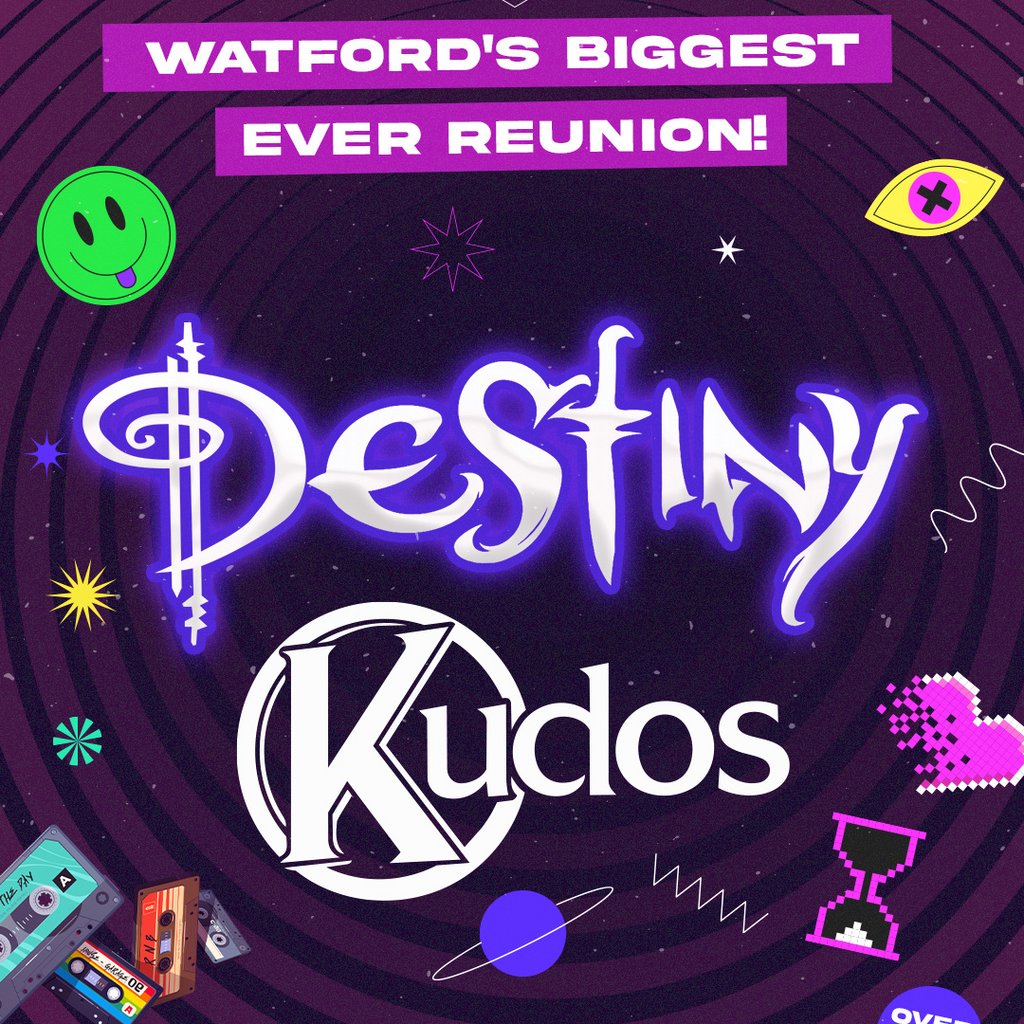 Kudos and Destiny Day Party Reunion for over 30's