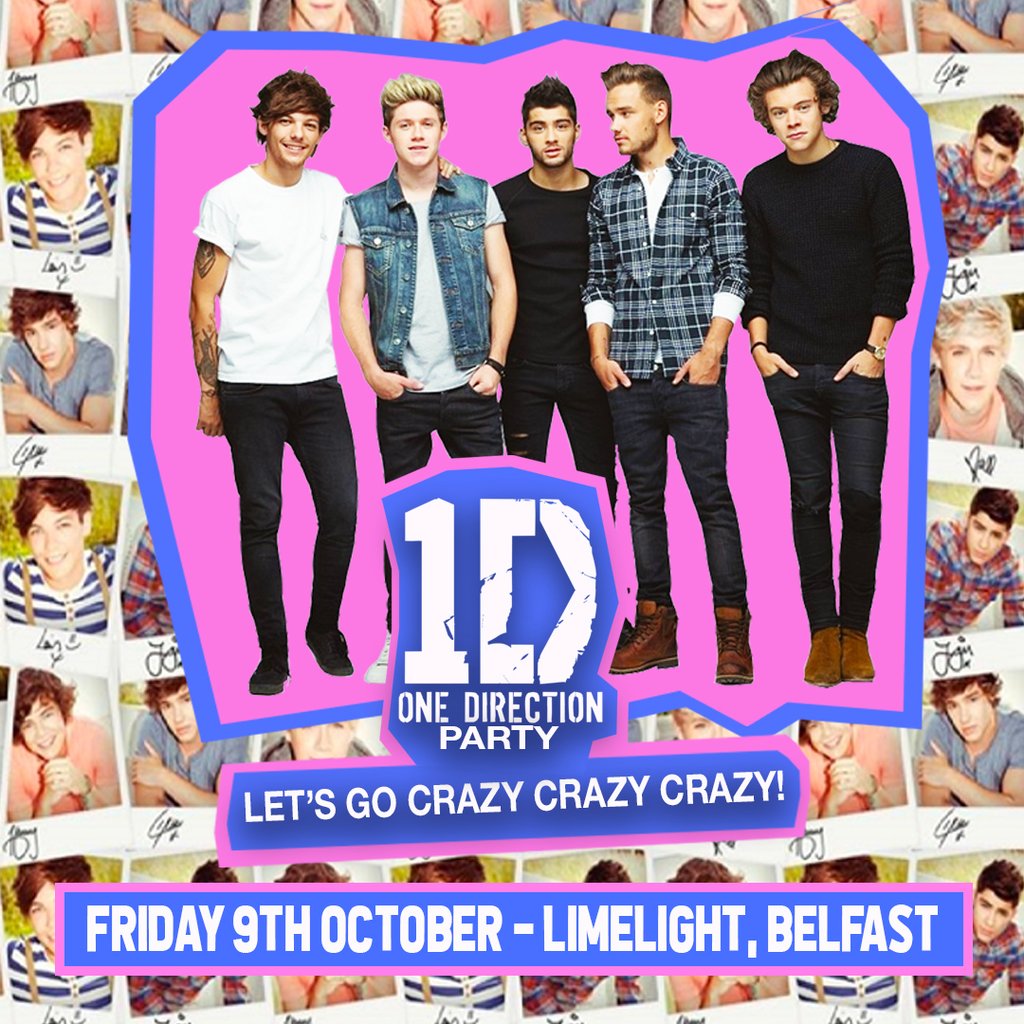 16 Years Of One Direction Party (Belfast) at Limelight 2, Belfast