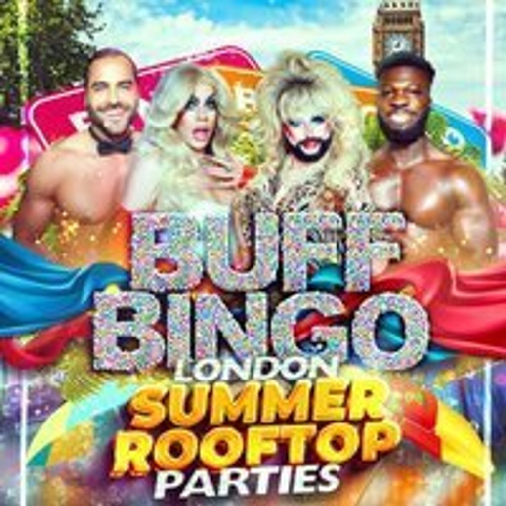 Buff Bingo Rooftop Summer Terrace Bottomless Drag Brunch London
