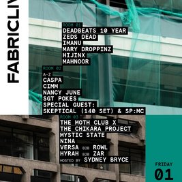 FABRICLIVE: Zeds Dead, Imanu, Caspa, Skeptical (140 Set), SP:MC