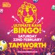 Ultimate  Rave Bingo // Tamworth // Saturday 22nd February Event Title Pic