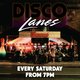 Saturday Disco Lanes Event Title Pic