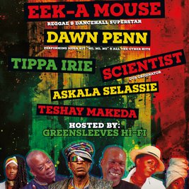 Eek A Mouse, Dawn Penn, Tippa Irie/ Sun 1st Feb / Electric Brix