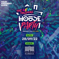 Neon Freshers House Party | Bath Freshers 2022 at KOMEDIA BATH