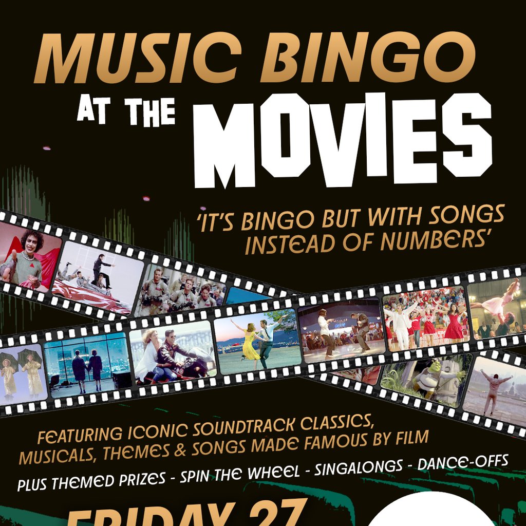 Music Bingo at the Movies