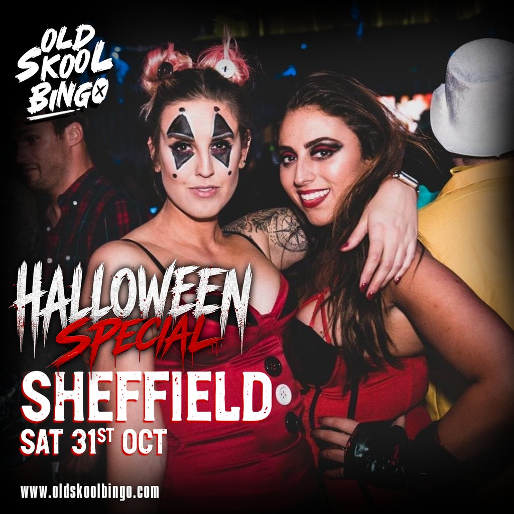 Old Skool Bingo Sat 31st Oct Halloween Sheffield Special at Onyx, Sheffield