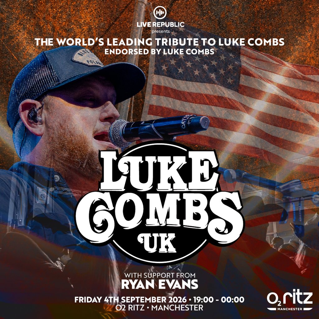 Live Republic presents Luke Combs UK | O2 Ritz, Manchester