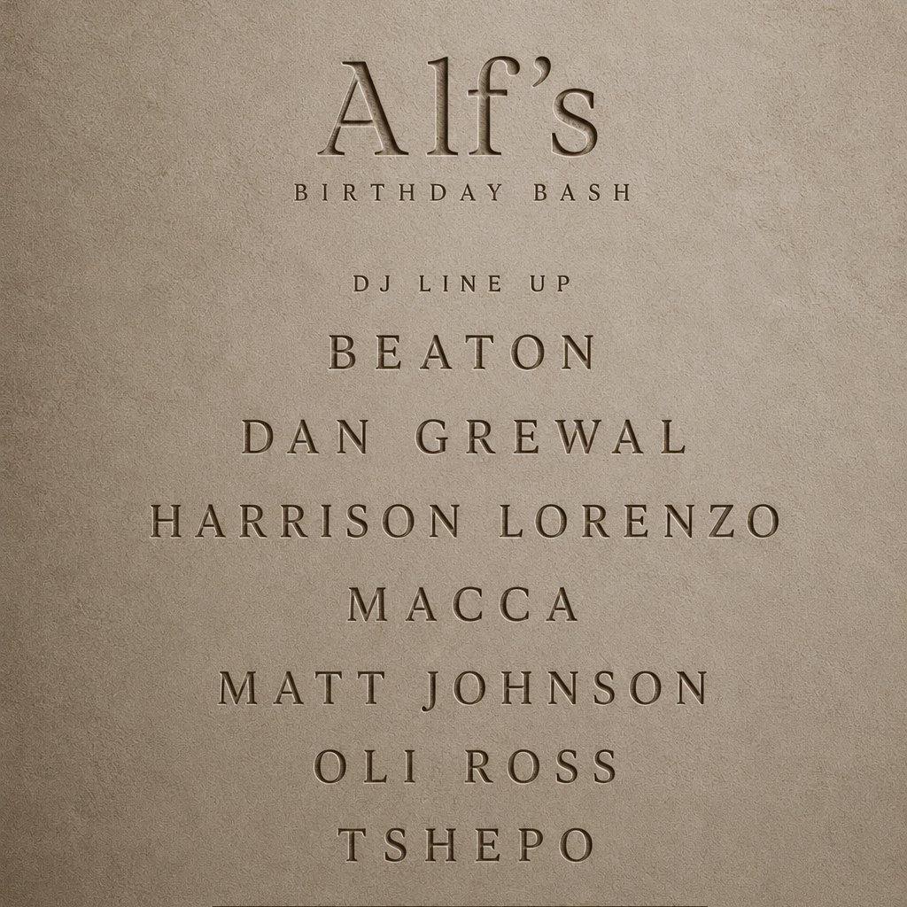Alf's Birthday Bash at Arch 2 Windsor