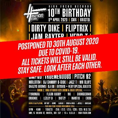 RESCHEDULED - 10 Years of High Focus Records