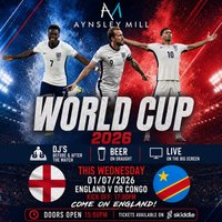 Aynsley Mill Fan Zone: England V DRC at Aynsley Mill 
