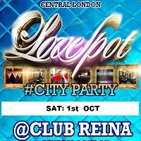 Lovespot Saturdays. Free before 11pm. Central London