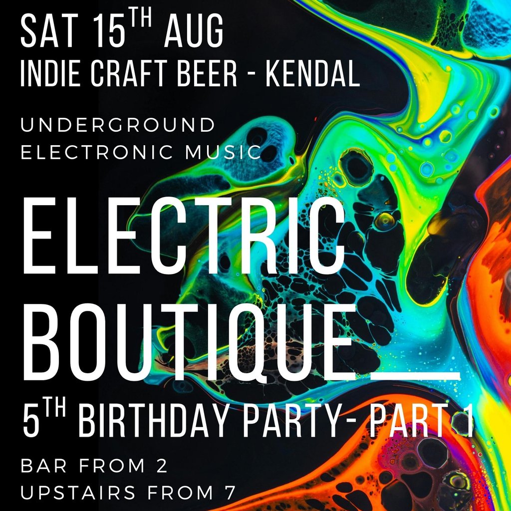 Electric Boutique 5th Birthday Party