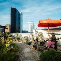 Drinks with a View. BAR OPEN! at Jacobs Roof Garden