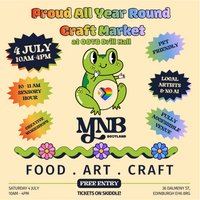 MNB Proud All Year Round Craft Market at Out Of The Blue and Drill Hall Arts Cafe