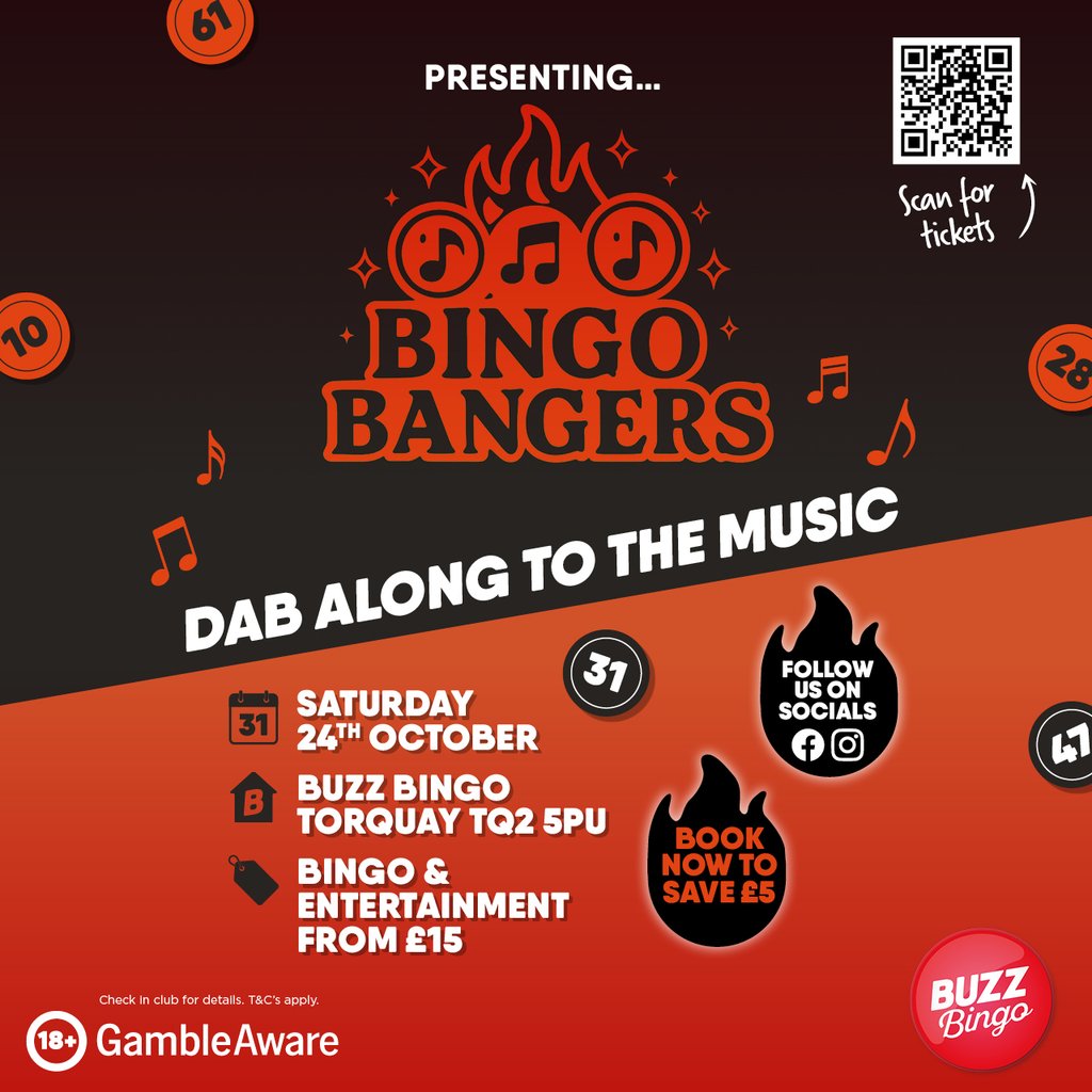Bingo Bangers - Halloween Party 24/10/26